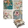 Floral Be Kind Coaster Set