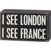I See London Box Sign