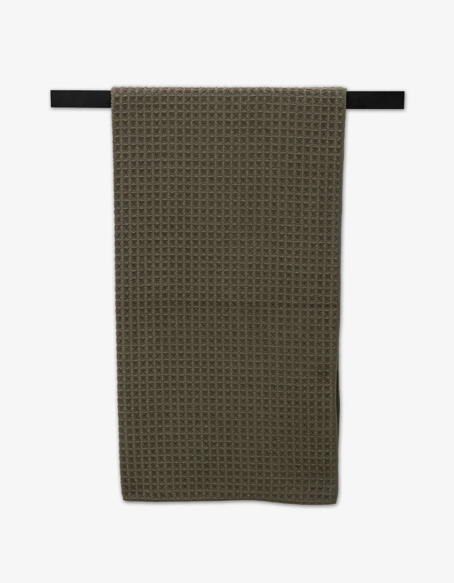 Geometry Waffle Bath Towel Forest