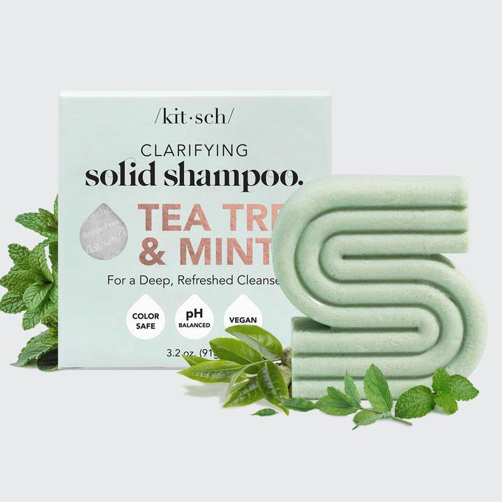 Clarifying Solid Shampoo Bar Tea Tree & Mint