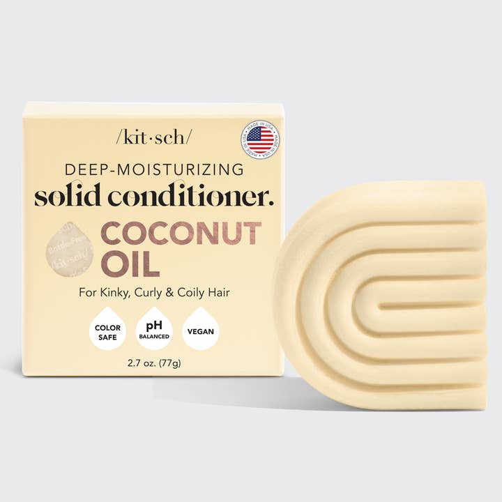 Kitsch Deep-Moisturizing Solid Conditioner Coconut Oil Bar