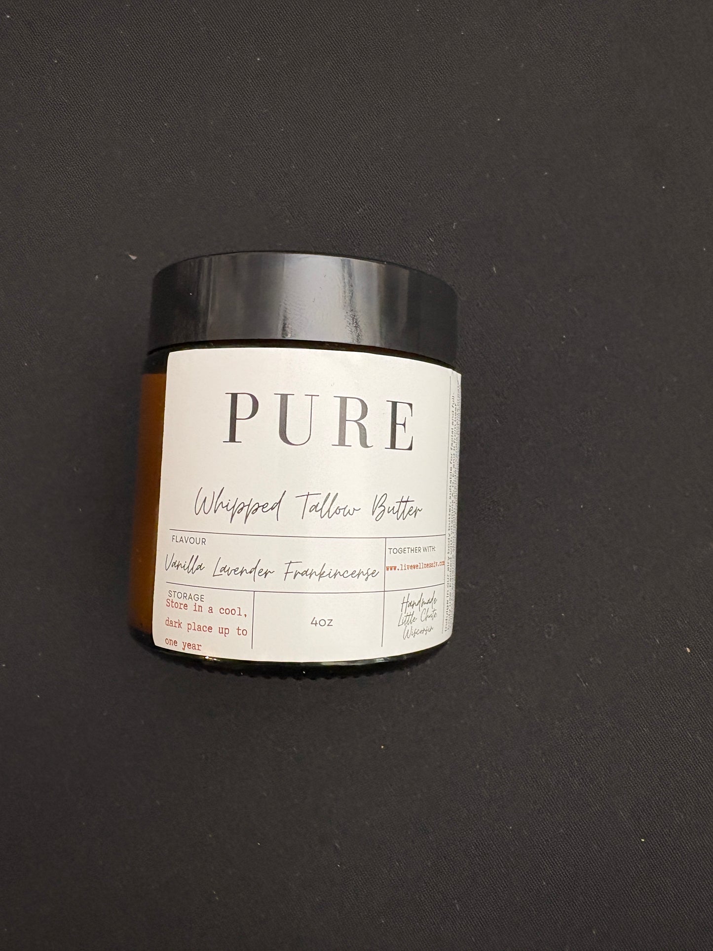 Pure Whipped Tallow Butter - Vanilla Lavender Frankincense