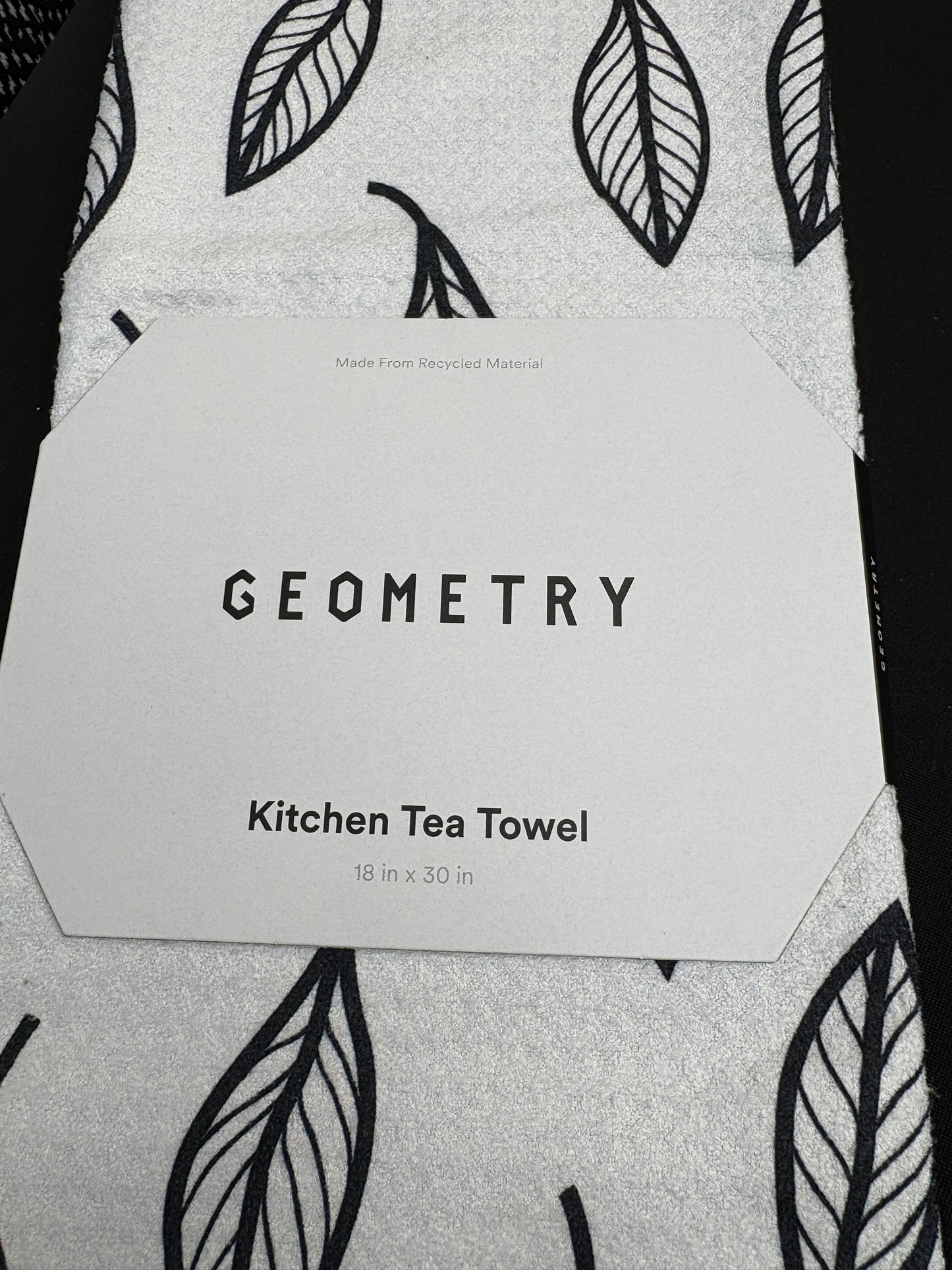 Geometry Kitchen Tea Towel Falling for You