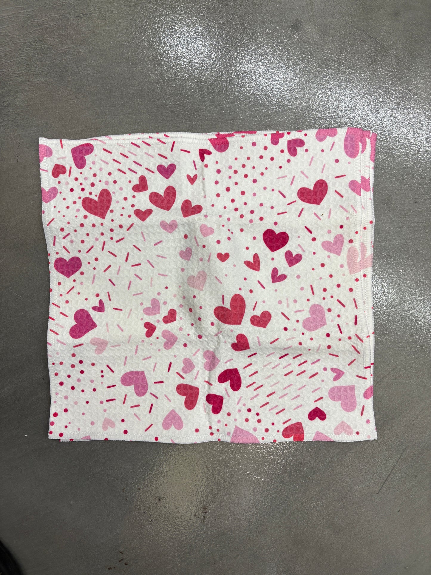 Geometry Luxe Washcloth Sprinkled with Love