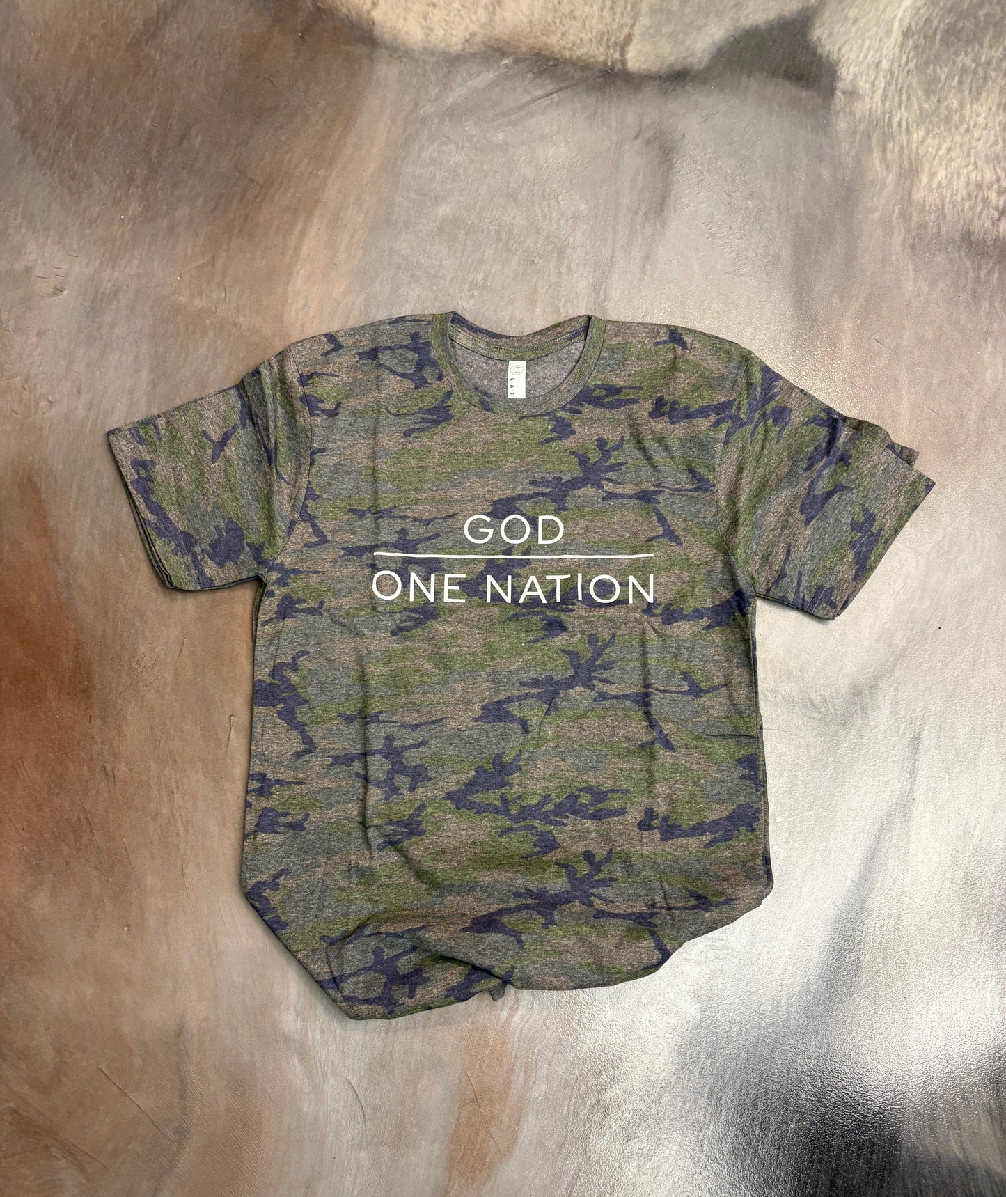 One Nation Under God Camo T-shirt
