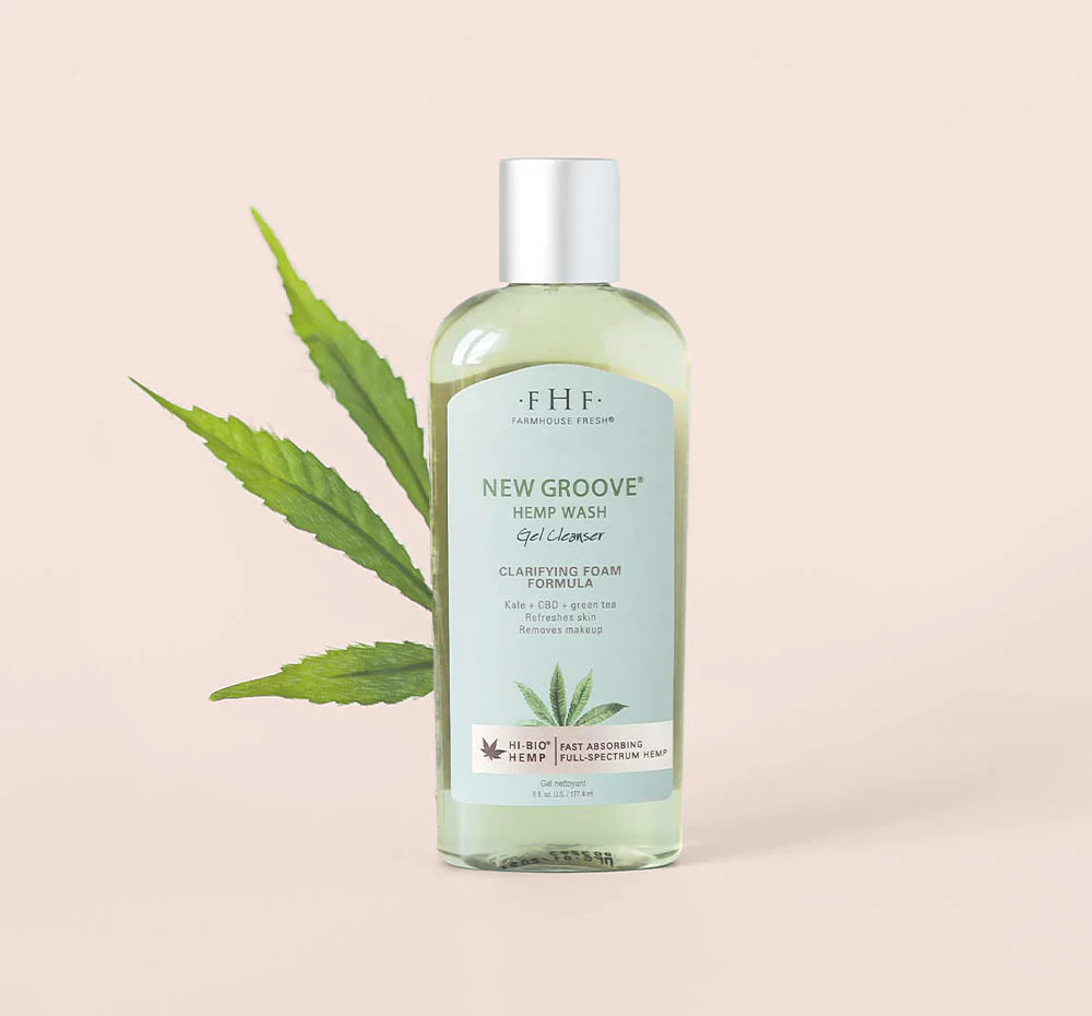Farmhouse Fresh New Groove Hi-Bio Hemp Wash Gel Cleanser 6 oz