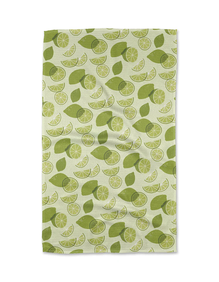 Geometry Dinner Napkin Limes