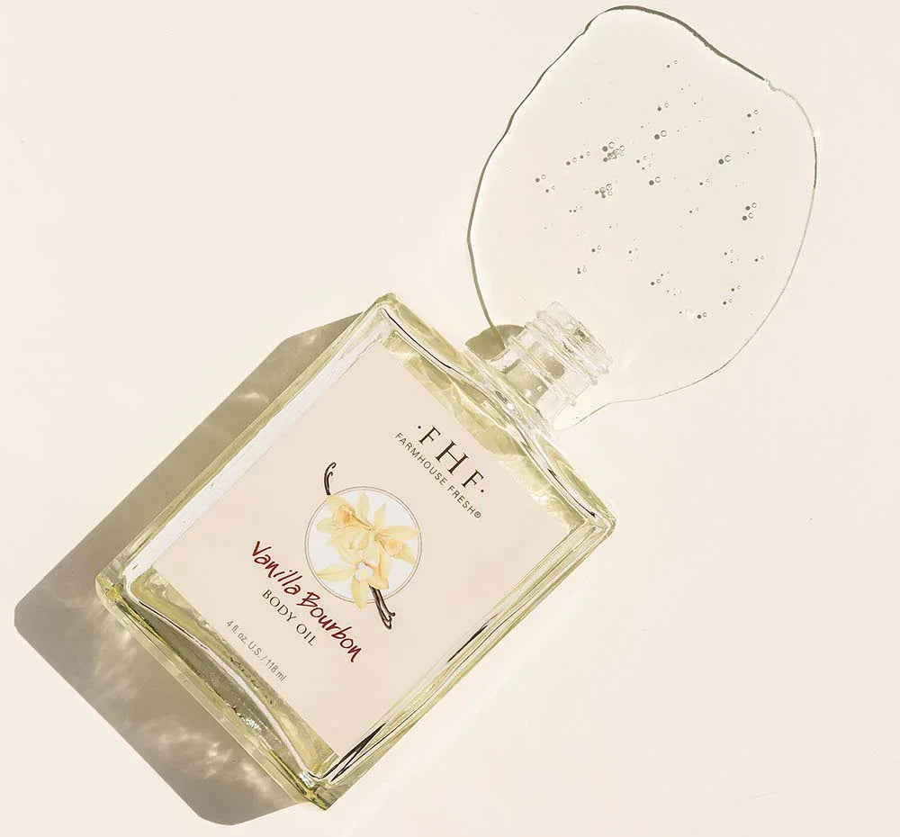 Farmhouse Fresh Vanilla Bourbon Ageless Body Oil 4 oz