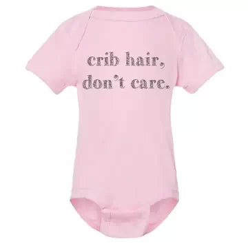 Onesie Crib Hair Dont Care