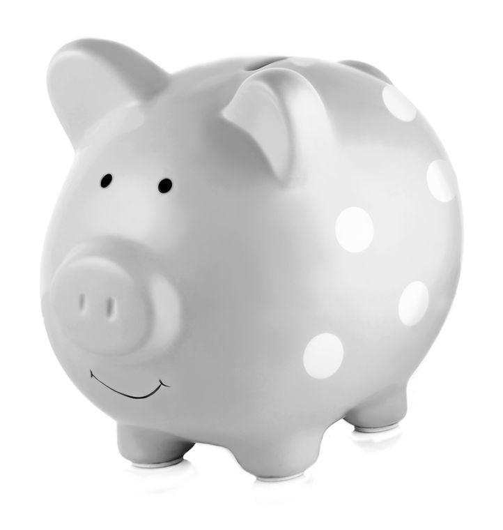 Piggy Bank - Gray