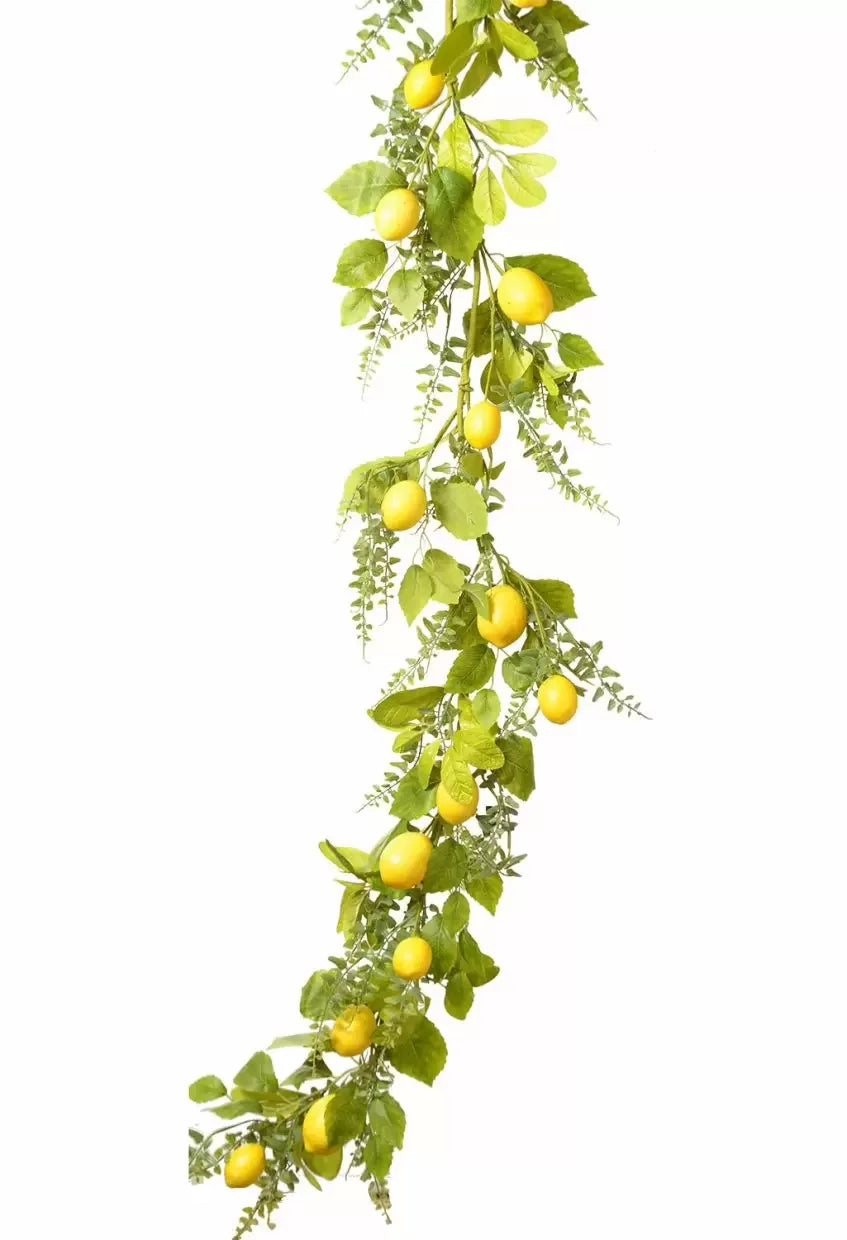 Lemon & Fern Garland 5' Yellow