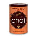 Can of David Rio Chai with a brown and orange label