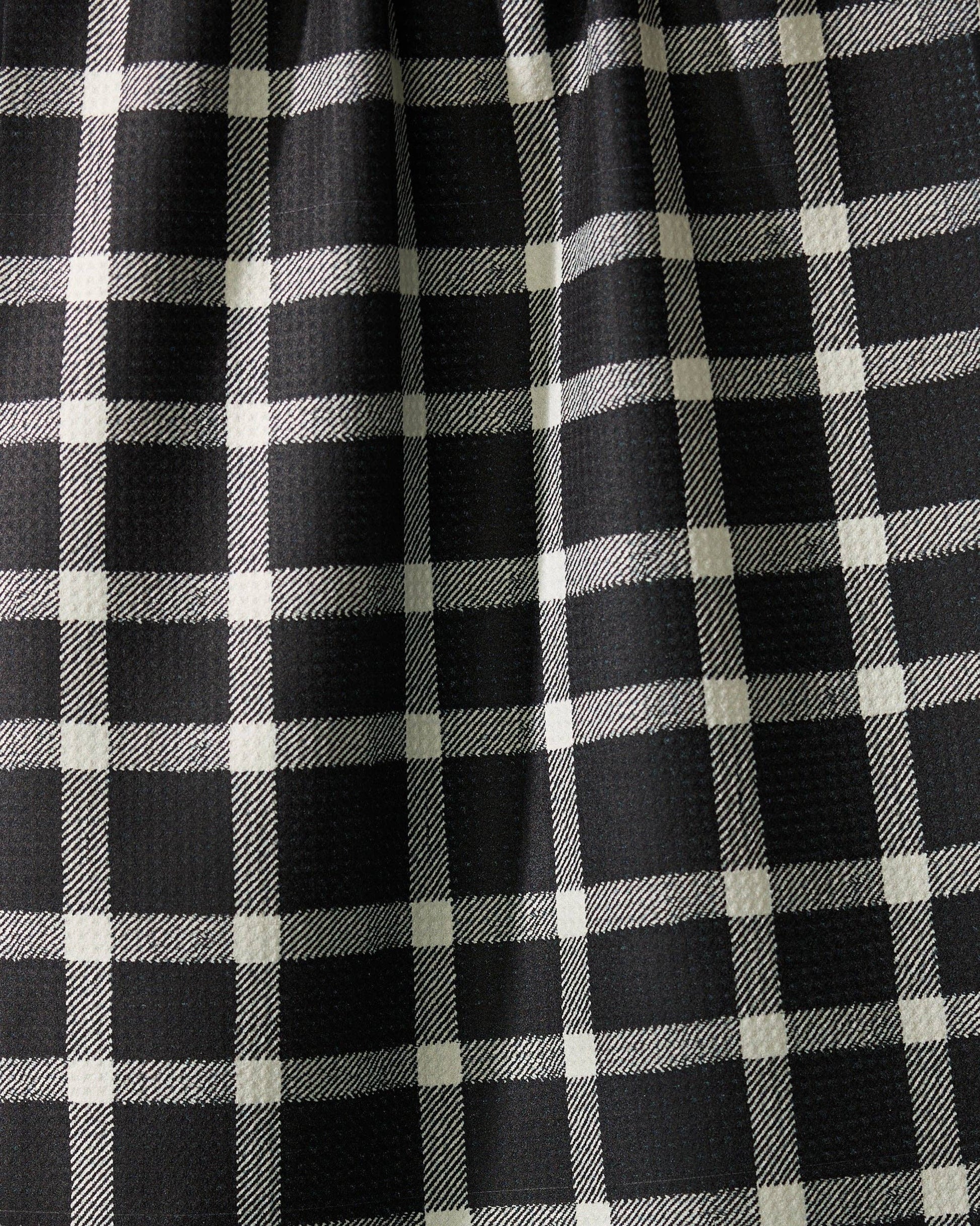 Geometry Tea Towel Black and white checkered towel 