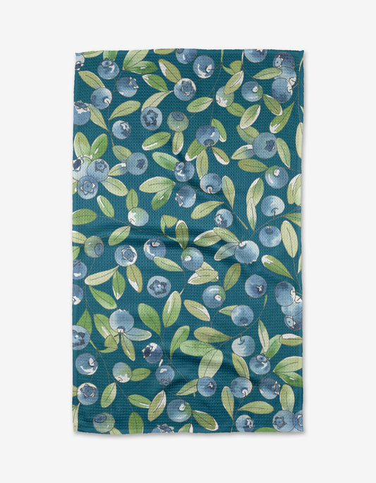 Geometry Kitchen Tea Towel Blueberry Hill