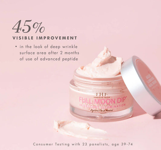 Farmhouse Fresh Full Moon Dip Iridescent Ageless Facial Mousse 1.7 oz