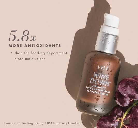 Farmhouse Fresh Wine Down Overnight Super Antioxidant Recovery Serum 1 oz