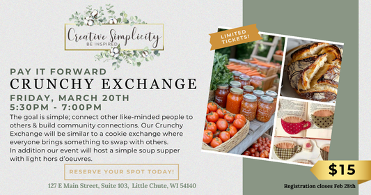 Pay it Forward Crunchy Exchange Event - March 2026