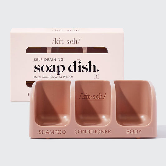 Kitsch Self-Draining Soap Dish Terracotta