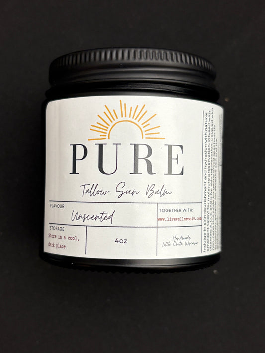 Pure Tallow Sun Balm Unscented 4 oz