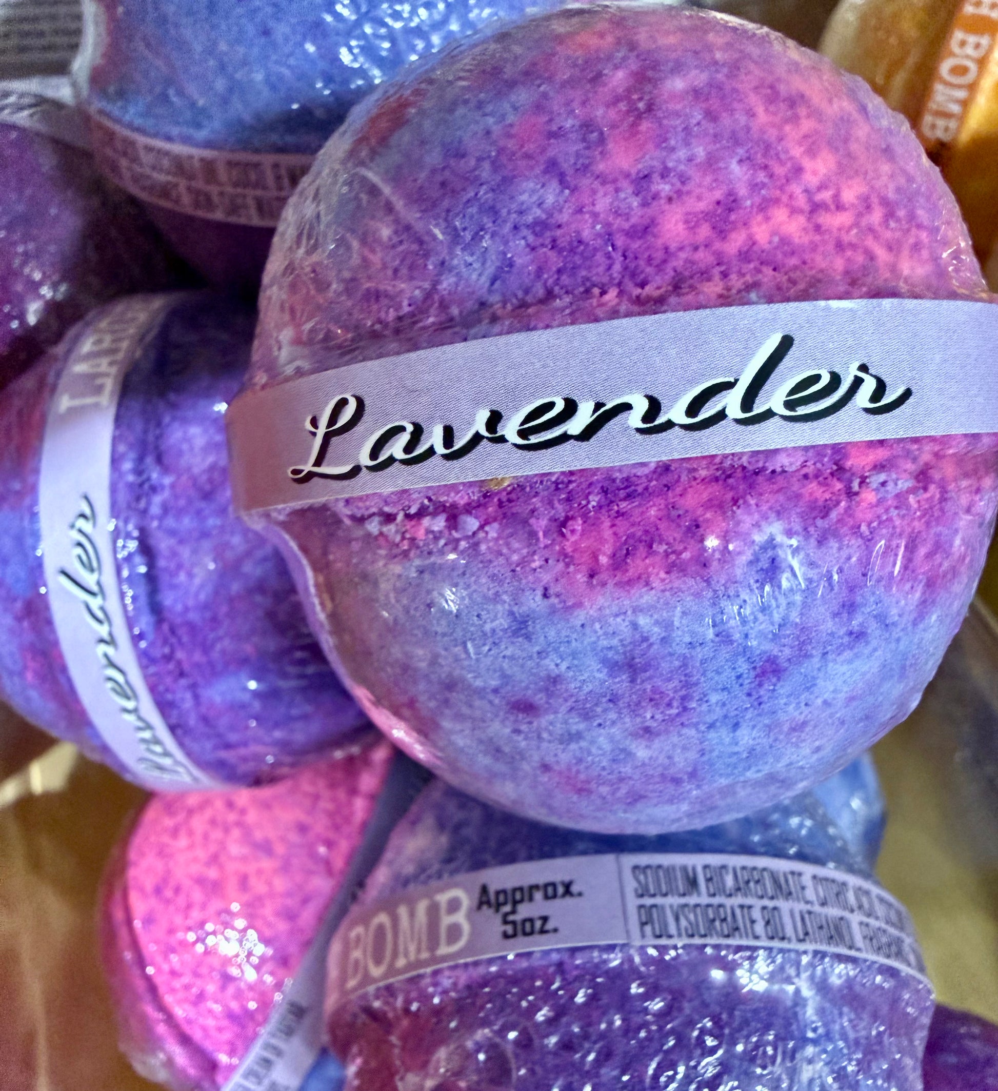 Lavender Bath Bomb purple