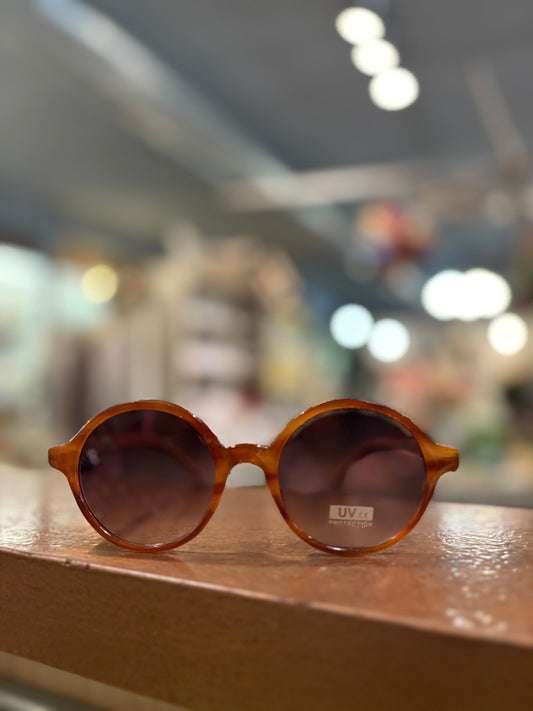 Women's Cork Sunglasses with UV Protection Lenses