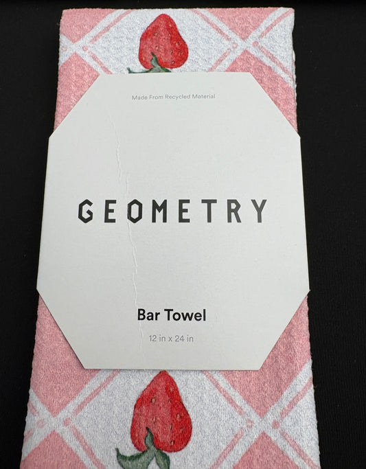 Geometry Bar Towel