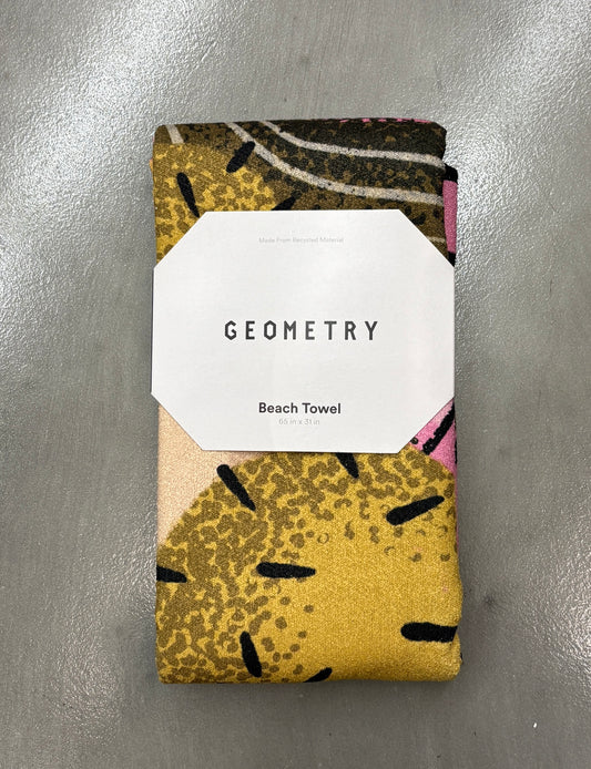 Geometry Beach Towel In the Desert