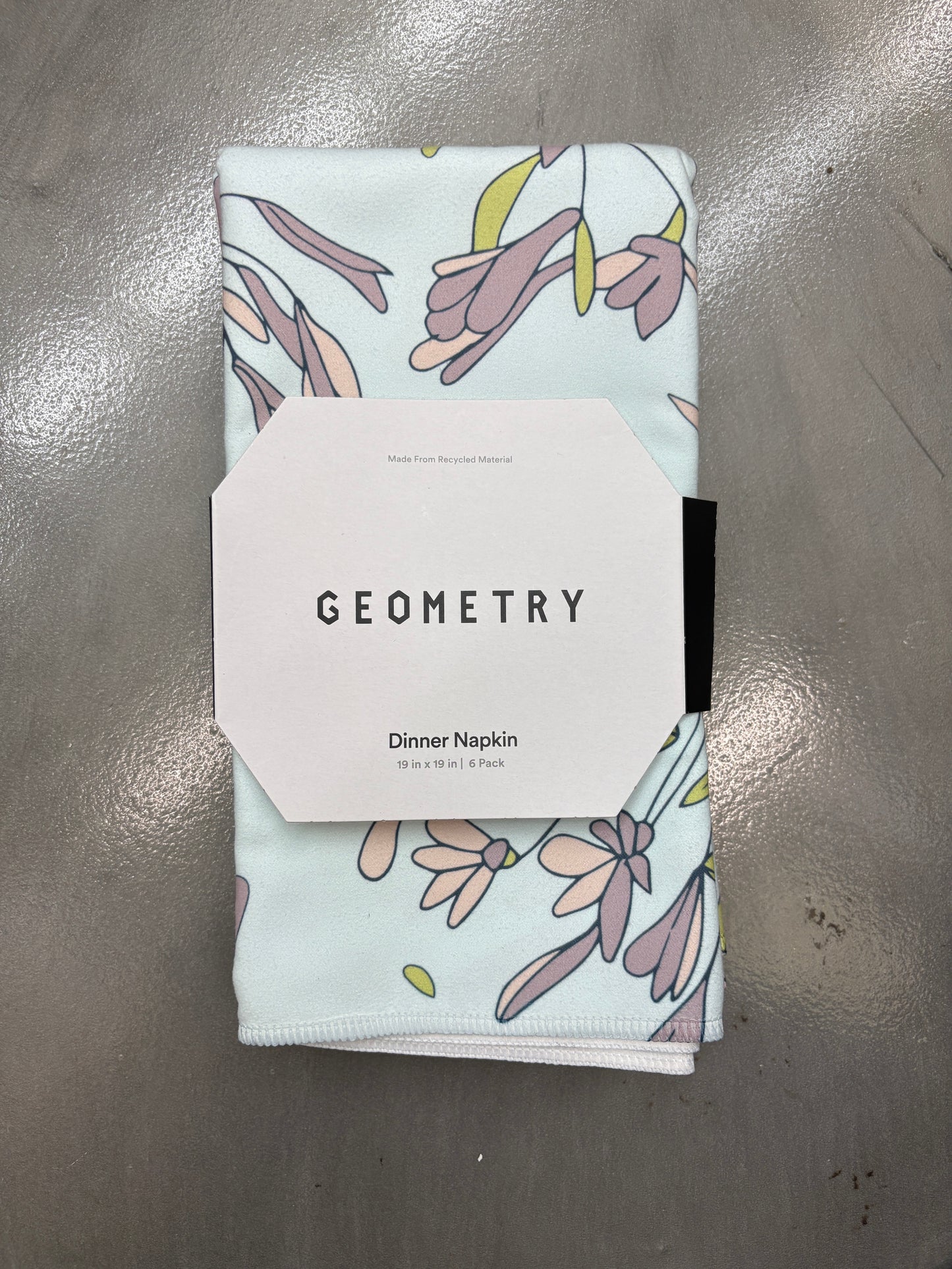 Geometry Dinner Napkin The Wind