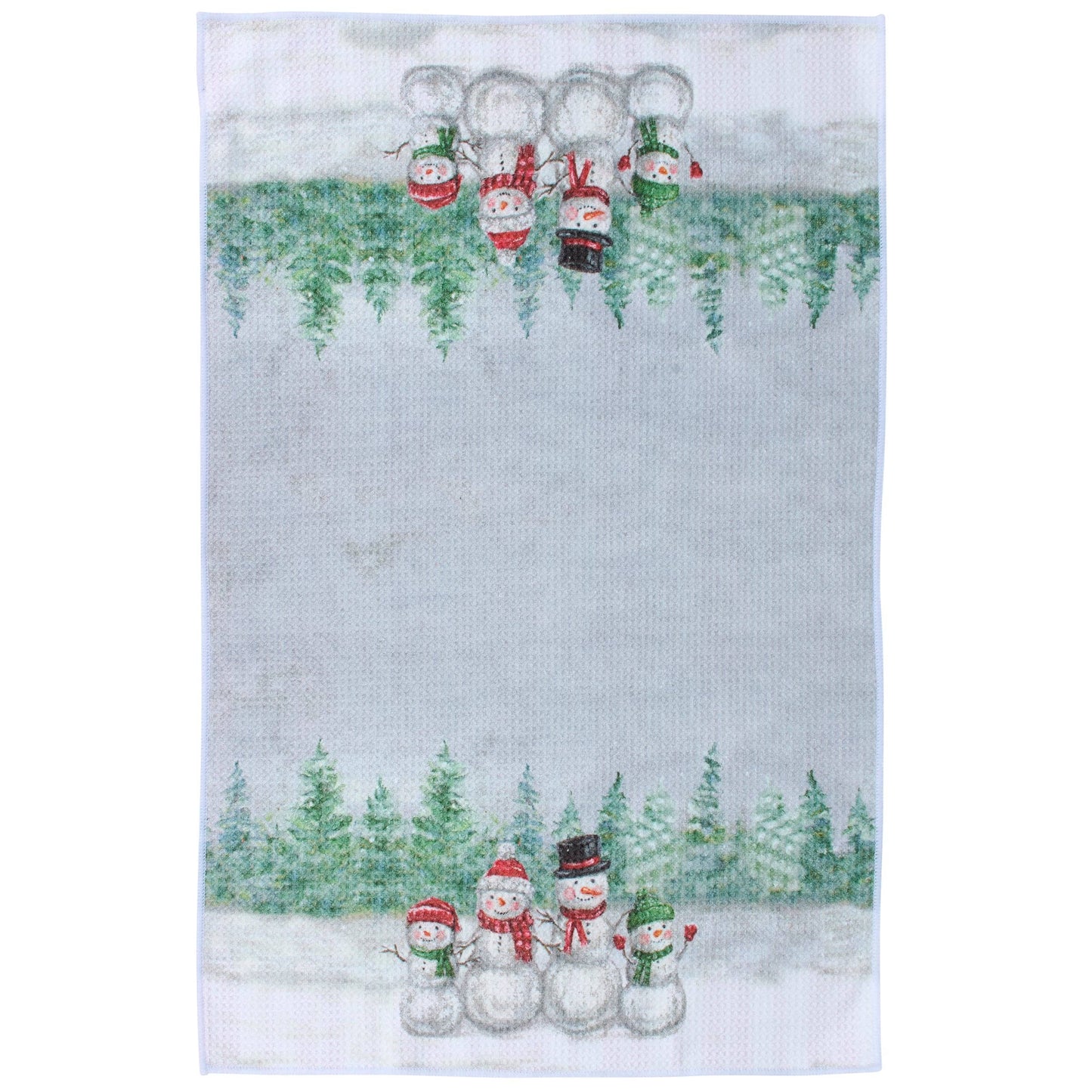 Snowman Family Kitchen Towel