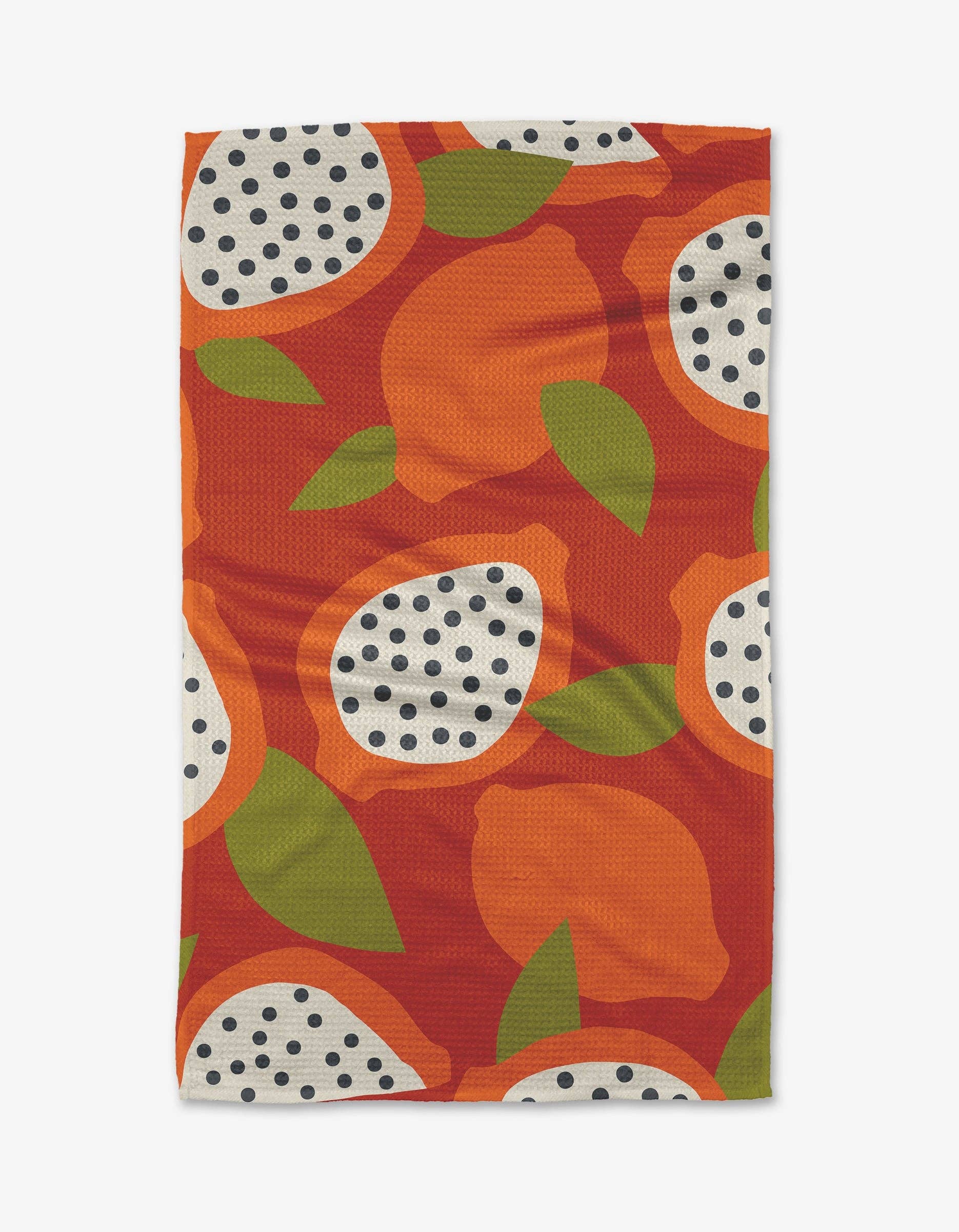 Geometry Kitchen Tea Towel Papaya Playtime
