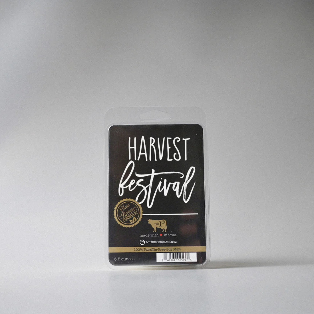Harvest Festival product packaging on a gray background