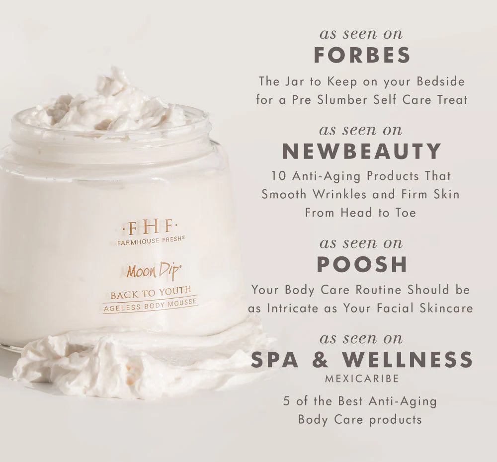 Farmhouse Fresh Moon Dip Back to Youth Body Mousse 8 oz